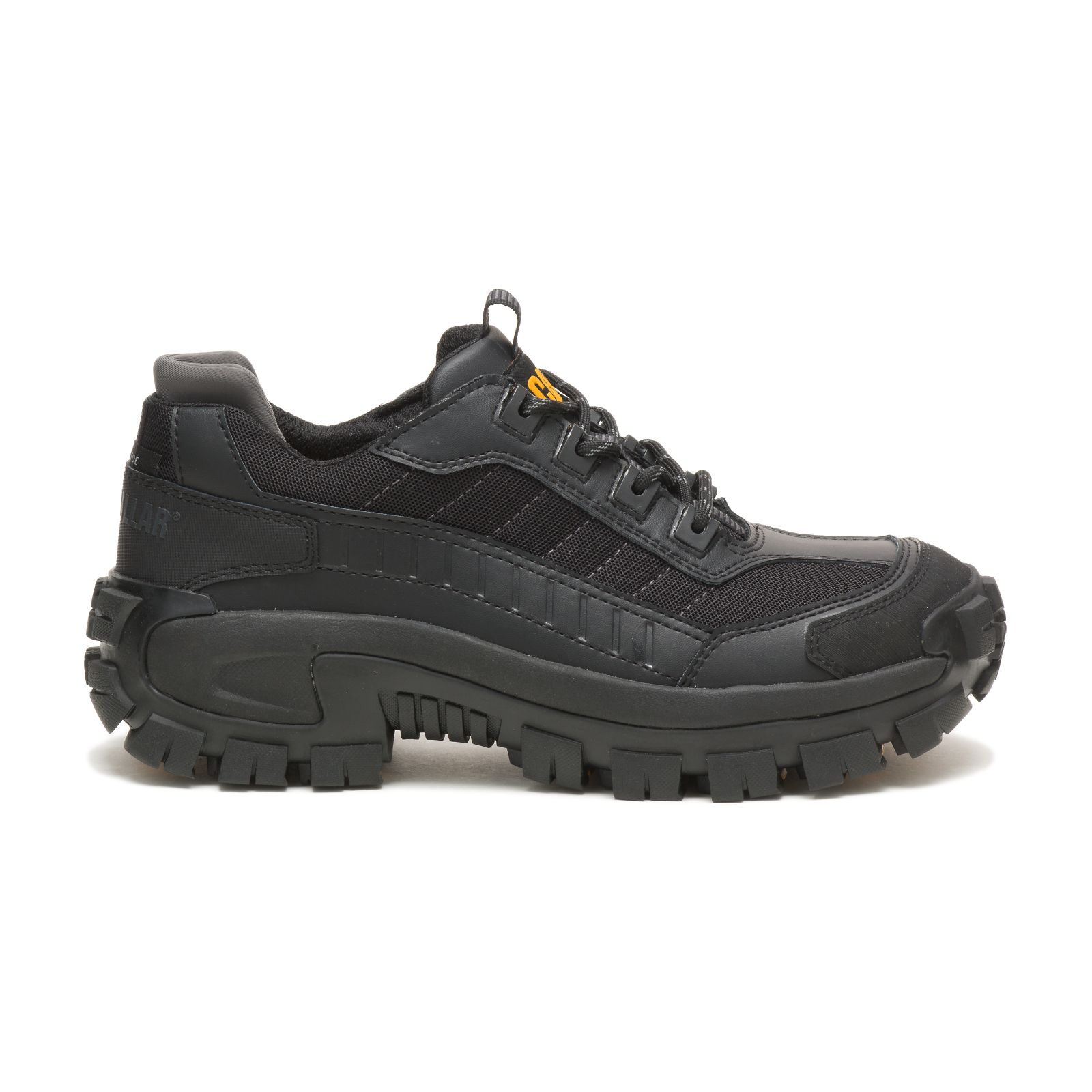 Caterpillar Invader Steel Toe - Mens Steel Toe Shoes - Black - NZ (089HPBCWQ)